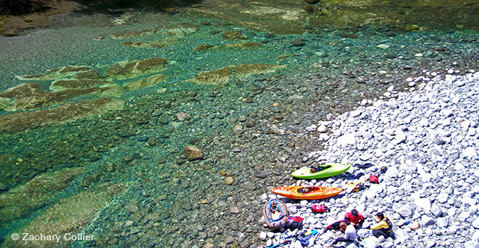 The waters of the Kalmiopsis Wilderness are exceptionally clear.